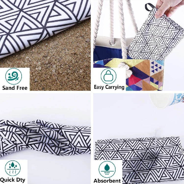 Gorgeous Towel Quick Dry Sand Free Microfiber Towel Camping Towel Gym Towel with Mesh Bag