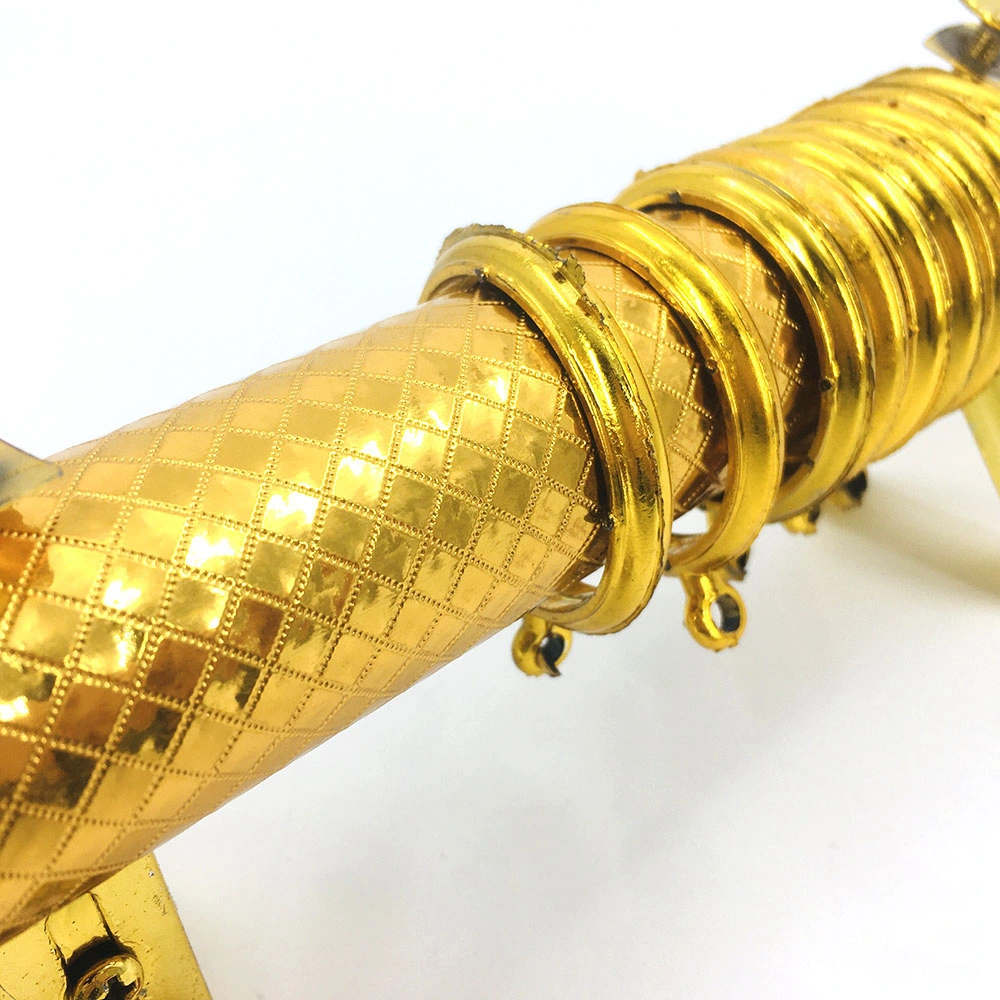 Wholesale Telescopic Shower Curtain Rod Gold Double Curtain Rod